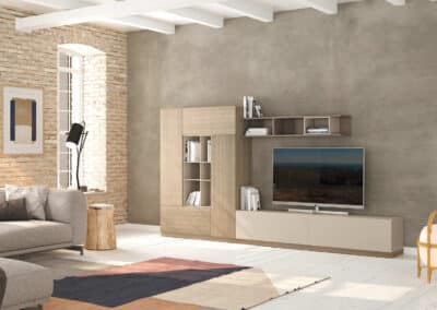 modelo costera muebles claros de salon